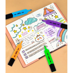 TEKSTMARKER 1 5 MM HIGHLIGHTER 6 KOS V SETU