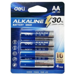 DELI BATERIJE LR06/AA 1/4