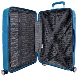 KOVČEK POTOVALNI UNBREAKABLE TRAVEL AND MORE SREDNJI TEAL 66x27x43cm 35l
