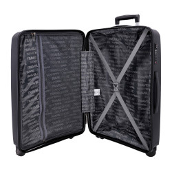 KOVČEK POTOVALNI UNBREAKABLE TRAVEL AND MORE SREDNJI ČRN 68x26x46cm 65l