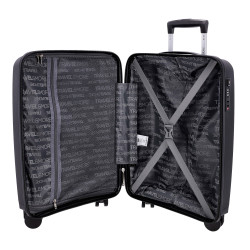 KOVČEK POTOVALNI UNBREAKABLE TRAVEL AND MORE MALI ČRN 55x20x40cm 35l