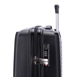 KOVČEK POTOVALNI UNBREAKABLE TRAVEL AND MORE MALI ČRN 55x20x40cm 35l