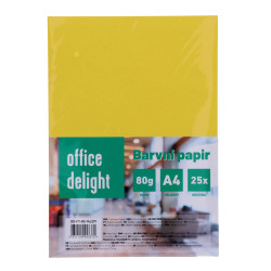 PAPIR BARVNI A4 80g 25 V PAKETU RUMENA