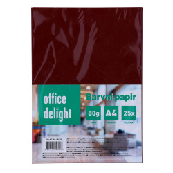 PAPIR BARVNI A4 80g 25 V PAKETU RJAVA