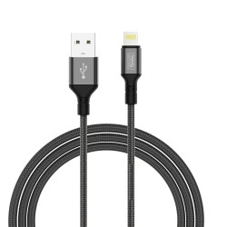 KABEL POLNILNI ZA IPHONE DOLŽINA 1M ČRN