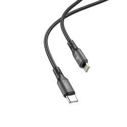 KABEL POLNILNI TYPE C LIGHTNING 27W DOLŽINA 1M ČRN