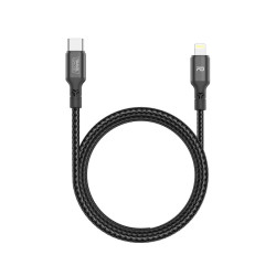 KABEL POLNILNI TYPE C LIGHTNING 27W DOLŽINA 1M ČRN