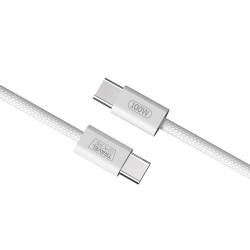 KABEL POLNILNI TYPE C TYPE C 100W FAST CHARGE DOLŽINA 1 M BEL