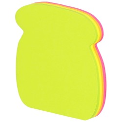 Samolepilni lističi Deli 76X76mm, 80 lističev neon