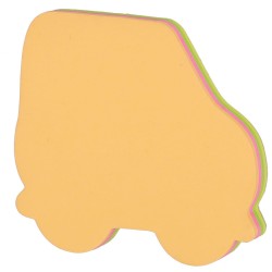 Samolepilni lističi Deli 76X76mm, 80 lističev neon