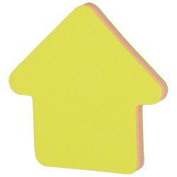 Samolepilni lističi Deli 76X76mm, 80 lističev neon