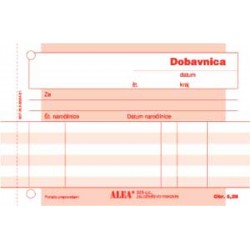 Dobavnica A6 samokopirna ALEA OBR. 5.28