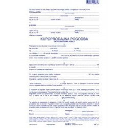 Kupoprodajna pogodba za vsa motorna vozila ALEA OBR. 4.11