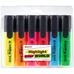 Tekstmarker Edding E-345/6S Set 6/1