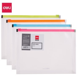 Mapa Deli A5 z zip zadrgo, transparent