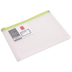 Mapa Deli A5 z zip zadrgo, transparent