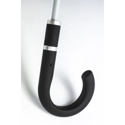 Dežnik Umbrella&more, avtom.dolg, z odsevnikom, srebrn