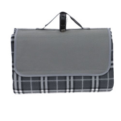 Odeja za piknik 135x175cm, siva