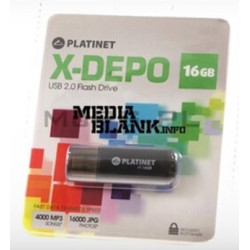 Disk USB 16GB X Depo črn Platinet