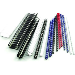 Spirala OL 16mm PVC bela 100/1