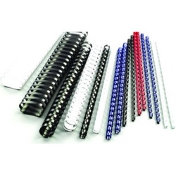 Spirala OL 10mm PVC bela 100/1