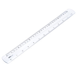 Ravnilo Šablona  30 cm Deli