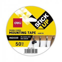 Montažni dvostranski trak Deli, 25,4mmx5m