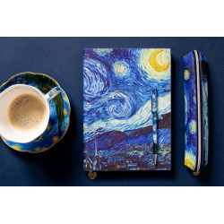 VAN GOGH BELEŽKA A5 PU FLEXY STARRY NIGHT