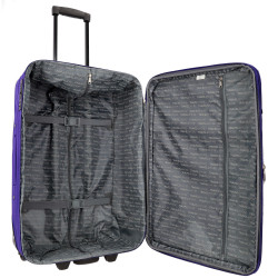 KOVČEK POTOVALNI TRAVEL AND MORE SREDNJI VIJOLA Poliester 60l