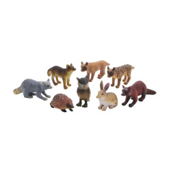 FIGURE GOZDNE ŽIVALI 4-9CM 8KOS TUBA