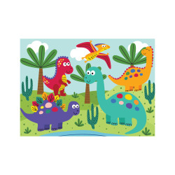 BLUE FOCUS GAMES PUZZLE 24 KOS DINOZAVRI