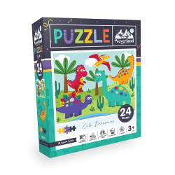 BLUE FOCUS GAMES PUZZLE 24 KOS DINOZAVRI