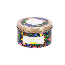 FRIDA SVEČA V PLOČEVINKI BLACK 80GR COTTON LINEN