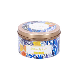 FRIDA  SVEČA V PLOČEVINKI BLUE 80GR COTTON LINEN