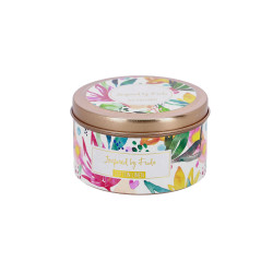 FRIDA SVEČA V PLOČEVINKI TROPICAL 80GR COTTON LINEN