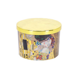 KLIMT  SVEČA  THE KISS AGILLA WOOD OKROGLA 210GR